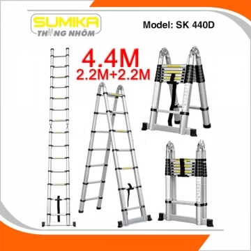 Thang rút nhôm đôi Sumika SK 440D