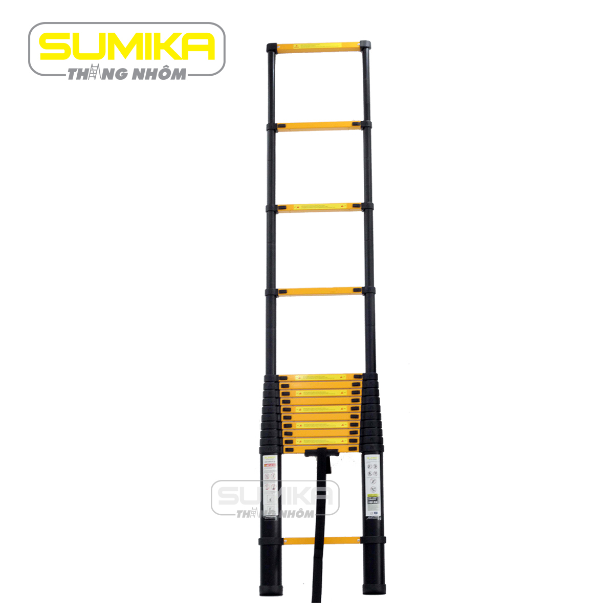 Thang nhôm rút đơn Sumika SKS 380 (Sơn tĩnh điện 3.8M)